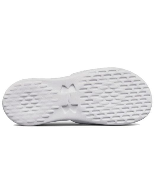 Under Armour White Playmaker Fixed Strap for men