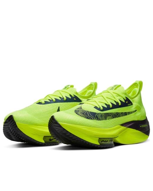 Nike Yellow Air Zoom Alphafly Next% for men