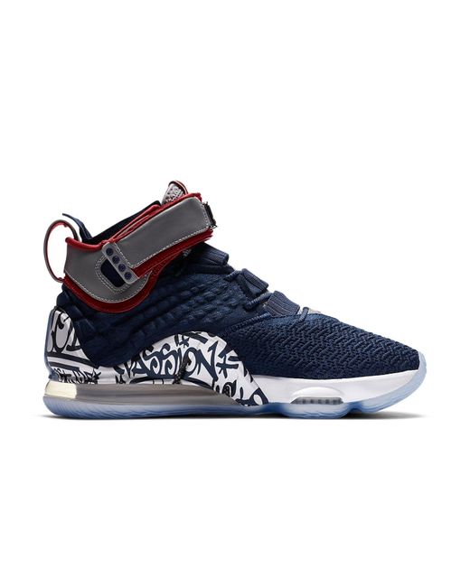 Nike Blue Lebron 17 Ep 'Lebron 4 Cold Graffiti' for men