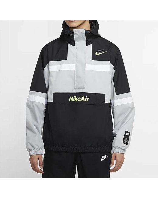 nike black white grey jacket