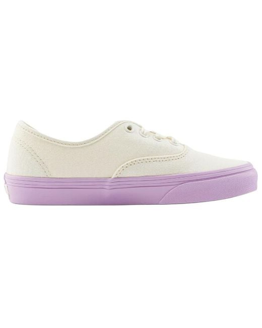 Vans Pink Authentic Canvas Shoes 'Canvas Marshmallow' for men