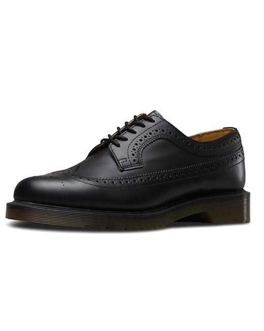 Dr. Martens Black 3989 Brogue Smooth Leather for men