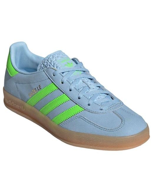 Adidas Blue (Wmns) Gazelle Indoor 'Clear Sky Solar'