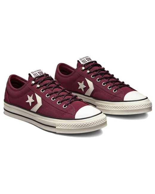 Converse Brown Star Player 76 Retro Hike Low 'Deep Bordeaux' for men