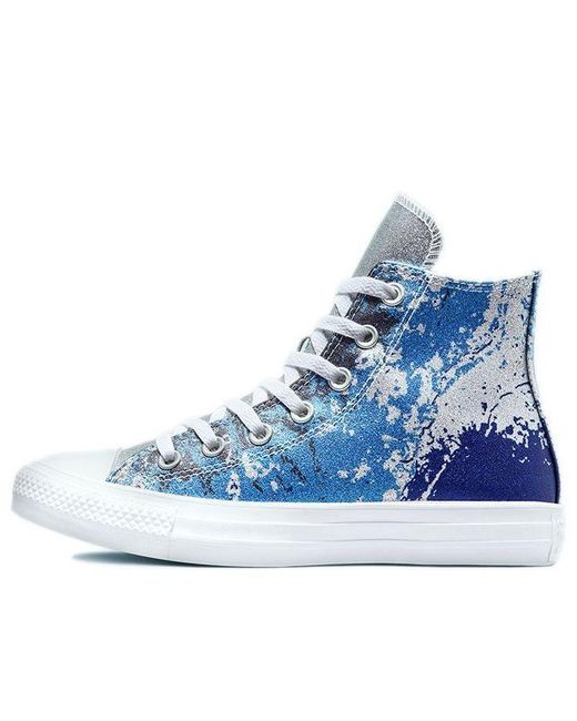 Converse Blue (Wmns) Chuck Taylor All Star High 'Hybrid Shine
