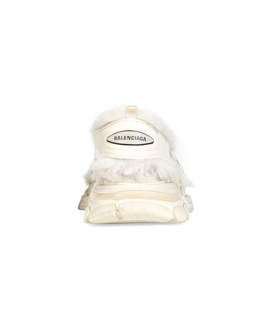 Balenciaga Natural (Wmns) Track Sandals 'Fake Fur'