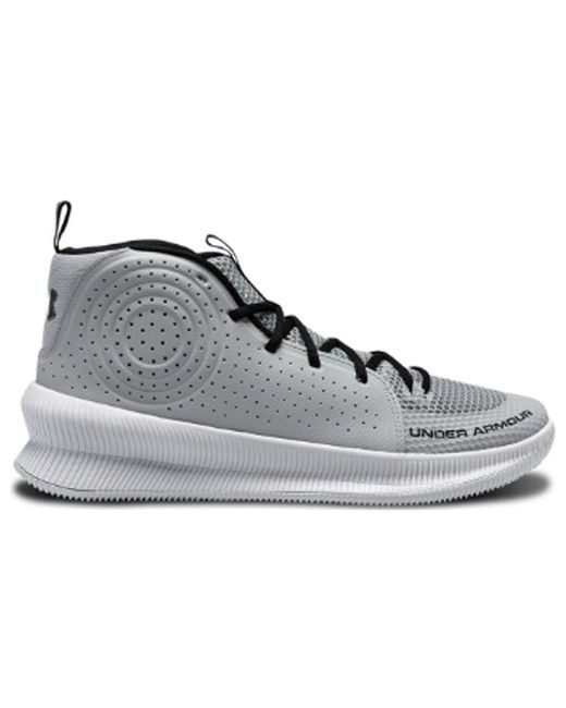 Under Armour Gray Jet Basketball Shoes for men