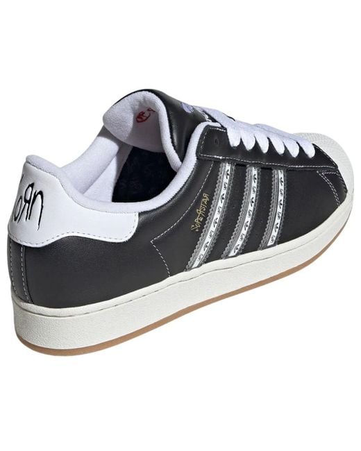 Adidas Blue X Korn Superstar Whtie' for men