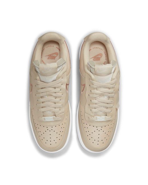 Nike White (Wmns) Court Vision Low Premium 'Pearl'