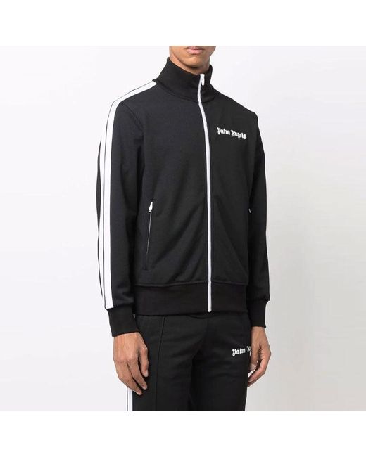 Palm Angels Black Ss22 Classic Track Jacket for men