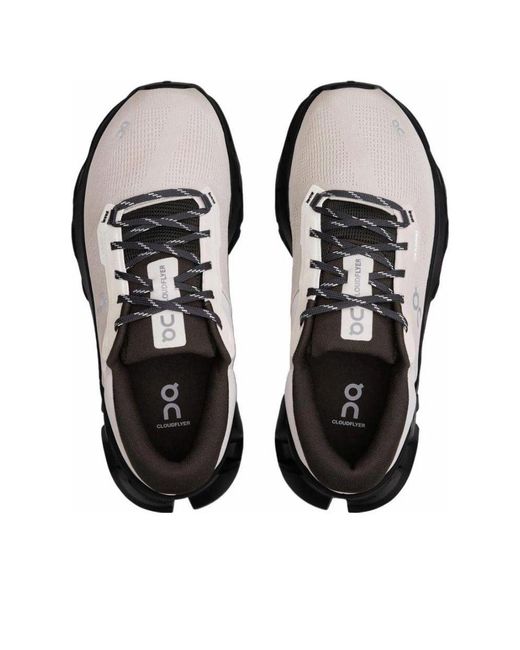 On Shoes White Cloudflyer 5 'Wolf' for men