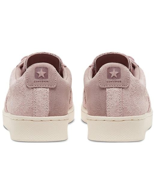 Converse Pink Pro Leather Low 'Earth Tone Suede for men