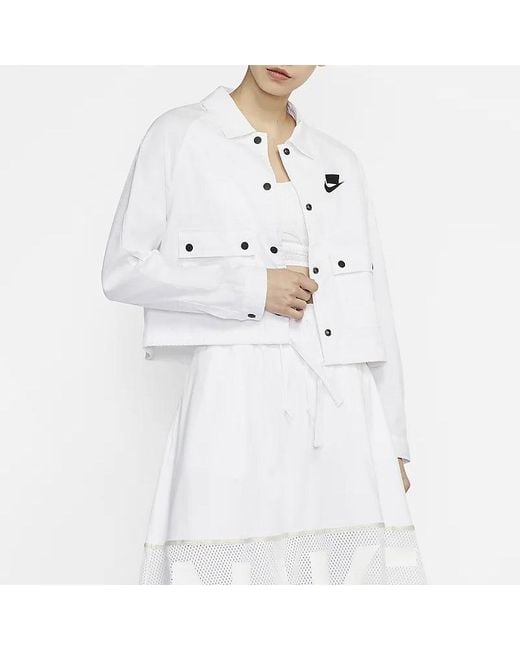 Nike White (Wmns) Sportswear Jacket