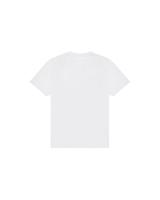 New Balance White Essential Big Logo T-shirt for men