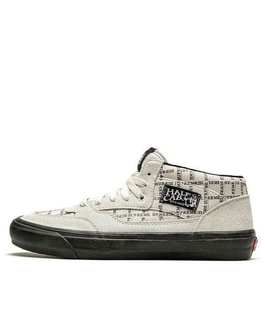 Vans Black Supreme X Half Cab Pro '92 'Off' for men