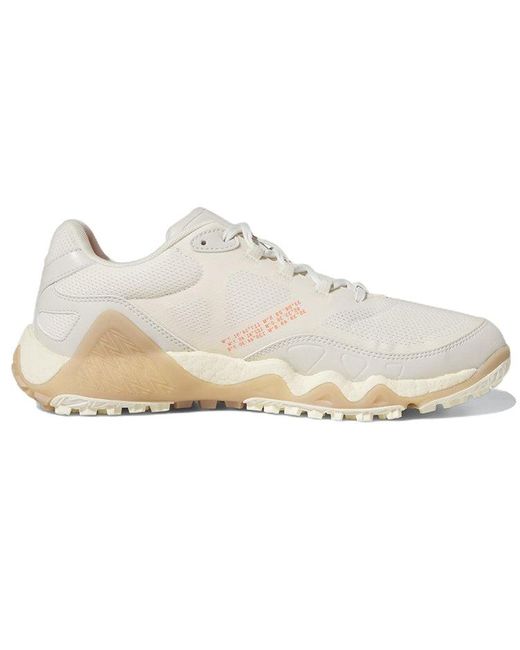 Adidas White Adicross Lo Boost Golf Shoes 'Wonder' for men
