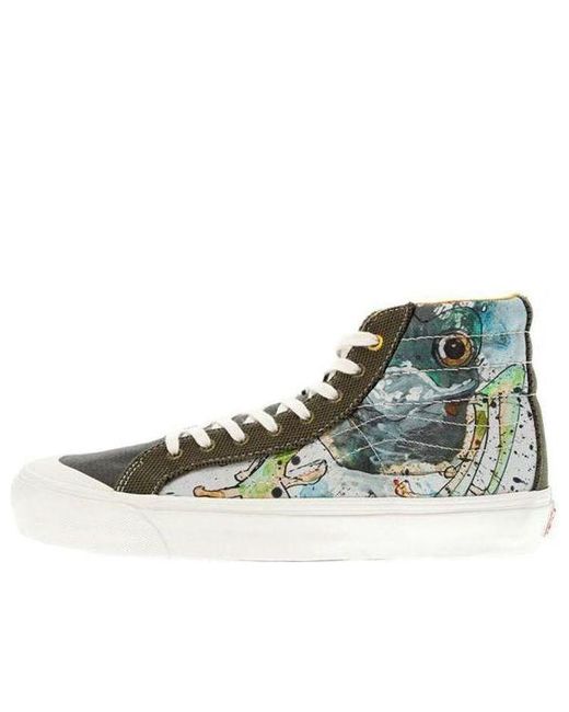 Vans Green Ralph Steadman X Style 138 Lx 'Frog' for men