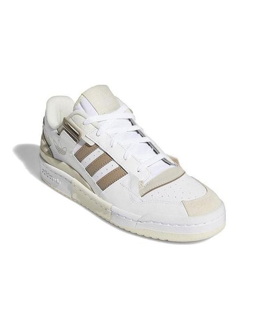 Adidas White Originals Forum Exhibit Low for men