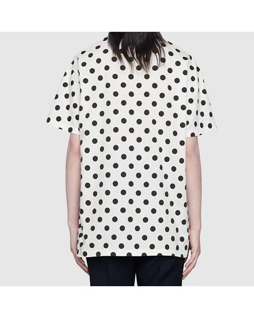 Gucci White (Wmns) With Round Neck And Wave Dot Letters For