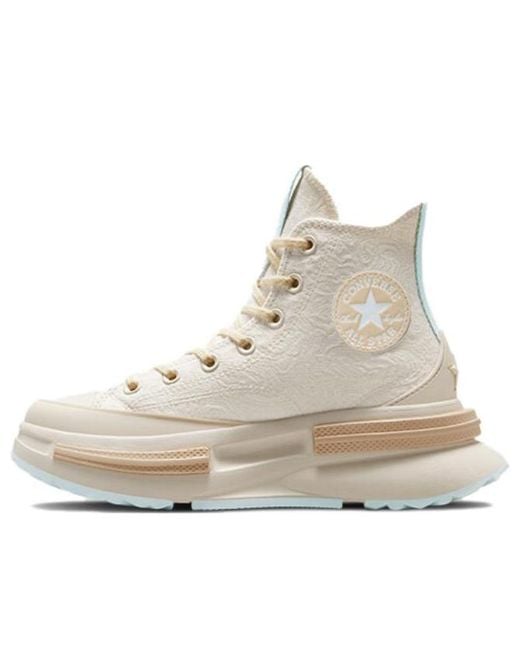 Converse Natural (Wmns) Run Star Legacy Cx Platform Swirl Jacquard 'Ivory Aqua Mist'