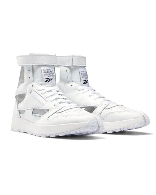 Reebok White Maison Margiela X Classic Leather Tabi High for men