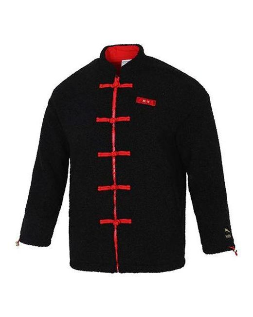 PUMA Black Limited Cny Yott Stand Collar Logo Jacket for men