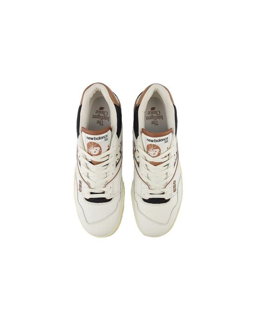 New Balance White 550 'Vintage Pack Pecan' for men