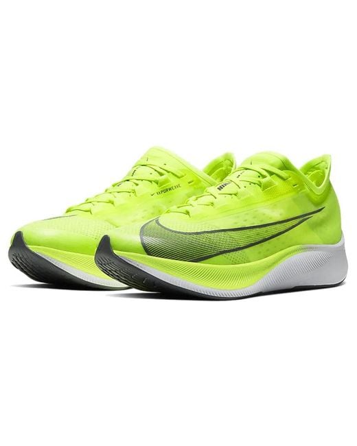 Nike Yellow Zoom Fly 3 'Volt' for men