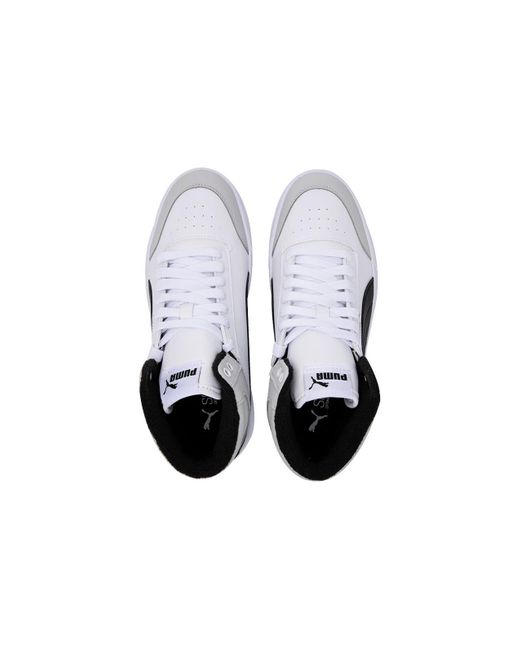 PUMA Black Shuffle Mid Wtr for men