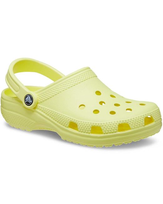 CROCSTM Yellow Classic Clog Beach Sandals