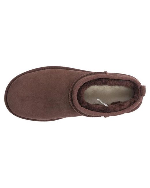 Ugg Brown (Wmns) Classic Ultra Mini Boot 'Burnt Cedar'