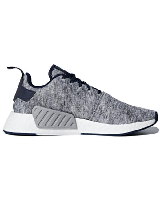 Adidas Blue United Arrows & Sons X Nmd_R2 'Core Heather' for men