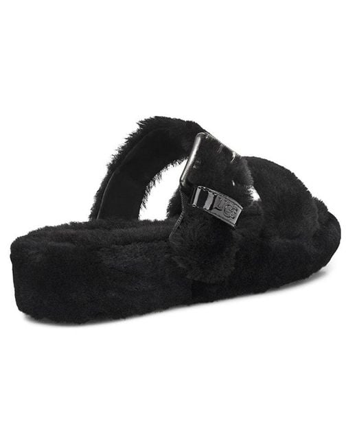 Ugg Black (Wmns) Fuzz Yeah Sandals