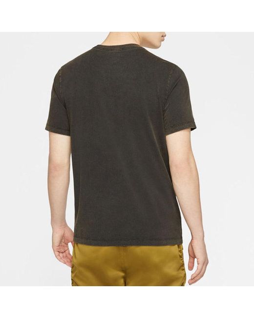 Nike Black Jumpman Flight Flying Printing Short Sleeve for men
