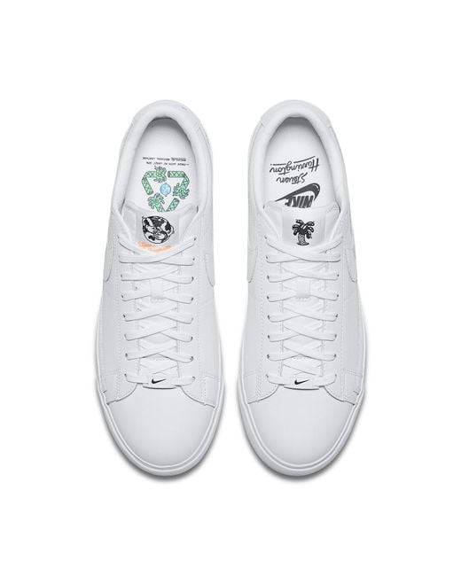 Nike Blue Steven Harrington X Blazer Low Flyleather Qs 'Earth Day' for men