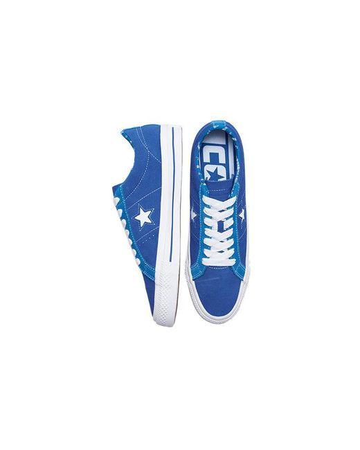 Converse Blue General One Star Skate Shoes for men