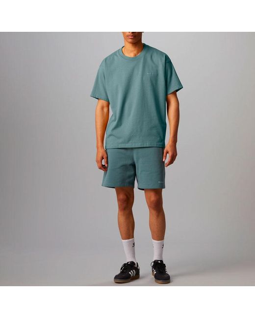 Adidas Blue X Pharrell Williams Basics T-shirt for men