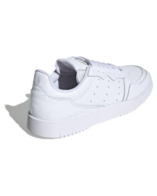 Adidas White Supercourt 'Triple Cloud' for men