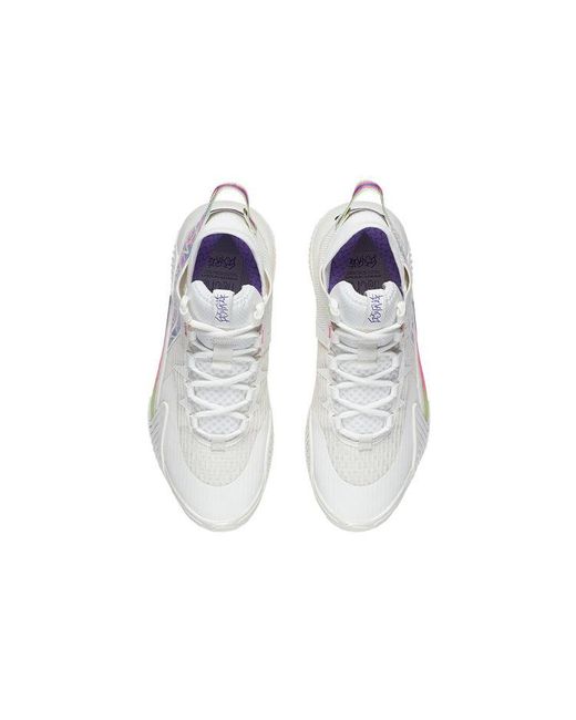 Li-ning White Bad Five 2 Low 'Rice Multi' for men