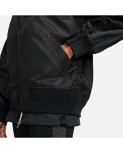 Nike Black (Wmns) X Sacai Layered Bomber Jacket