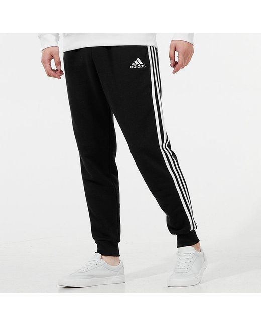 Adidas Black Side Bundle Feet Sports Pants/Trousers/Joggers for men