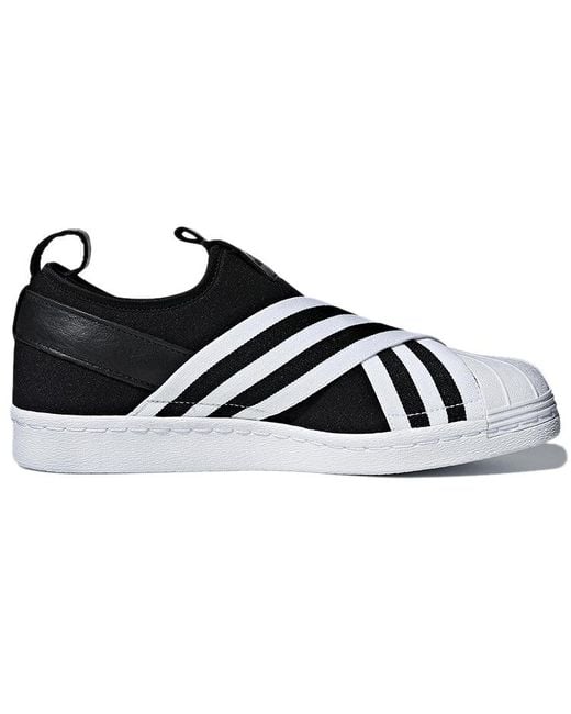 Adidas Black (Wmns) Superstar Slip-On 'Core'