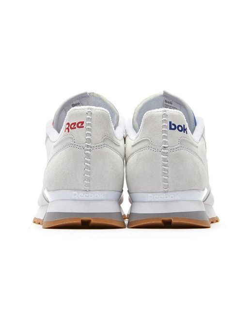 Reebok White Kendrick Lamar X Classic Leather 'Skull' for men