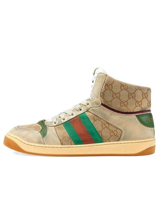 Gucci Natural Screener Gg High 'Off- for men