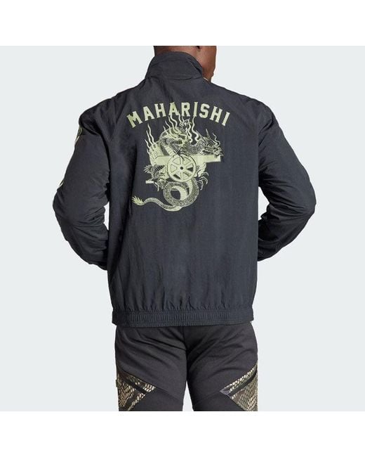 Adidas Gray Arsenal X Maharishi Anthem Jacket for men