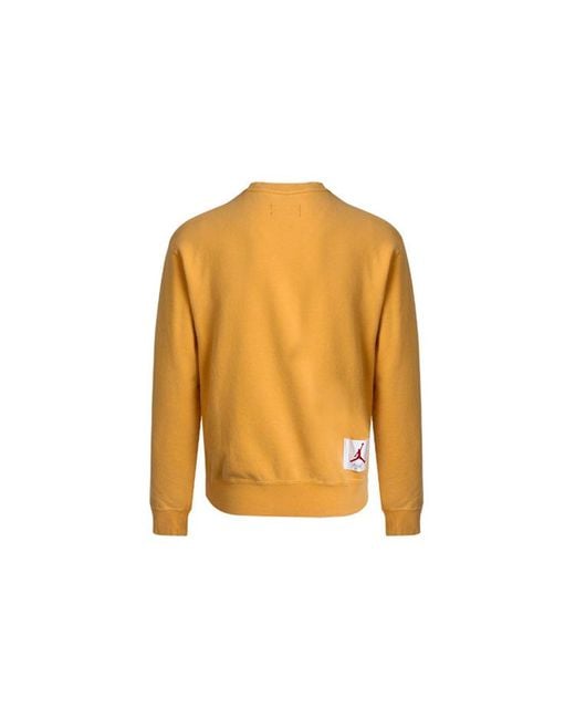 Nike Yellow As J Flt Gfx Lb Crew Bucktan for men