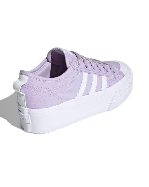 adidas gazelle silver green womens Adidas Women's Nizza Platform Mid Shoes