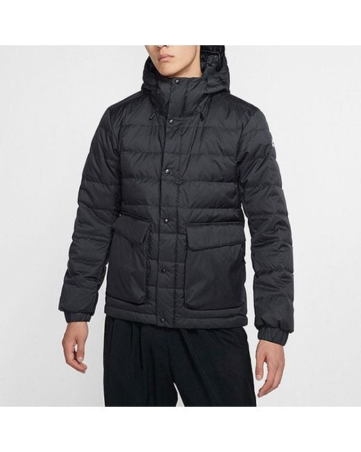 Nike Blue Sb Skateboard Stay Warm Windproof Casual Sports Hooded Down Jacket for men
