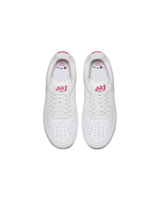 Nike White Air Force 1 Low Qs 'Nai-Ke for men