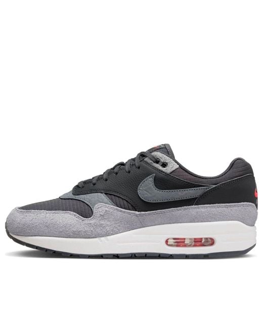 Nike Black Air Max 1 Premium 'Dark Smoke' for men